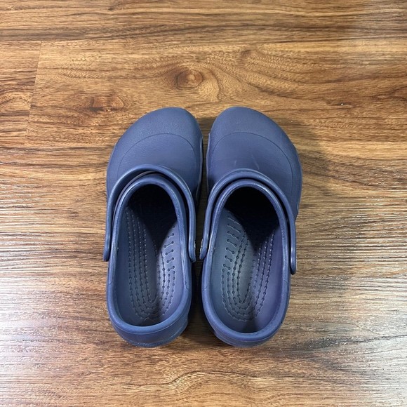 Crocs Specialist II Navy Blue Clogs Work Shoes Unisex Size Women 7  Mens 5 - Picture 4 of 8